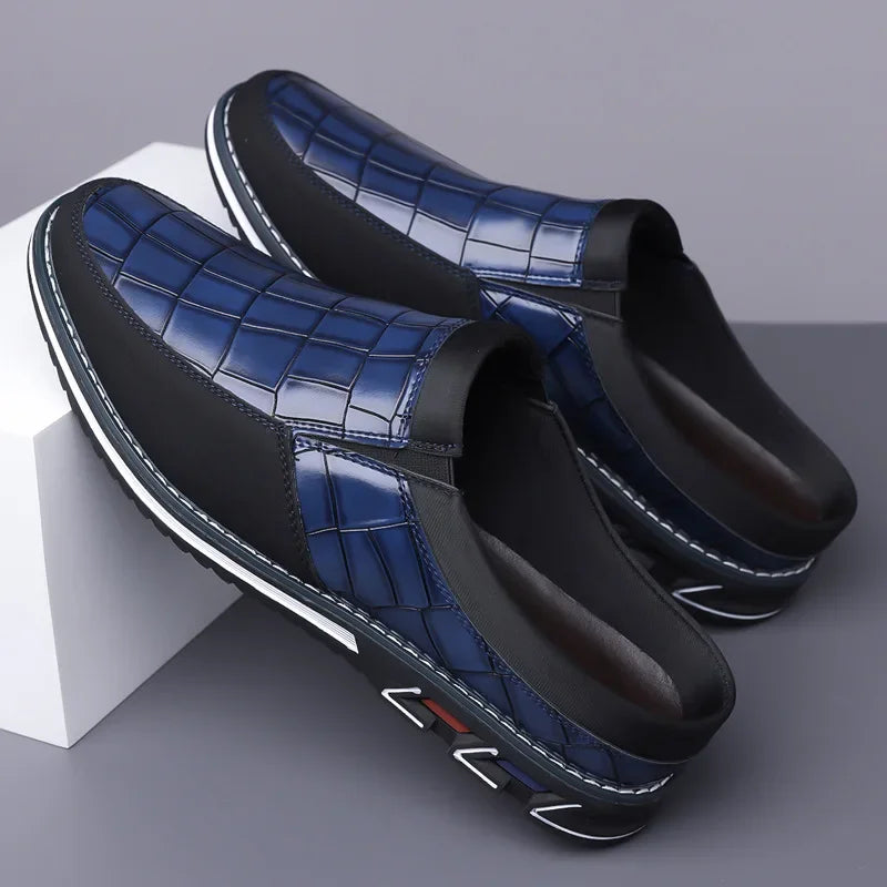 Cavari Leather Mules