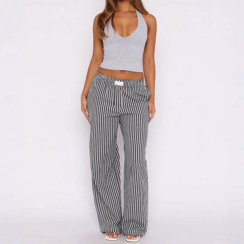 Riviera Striped Trousers