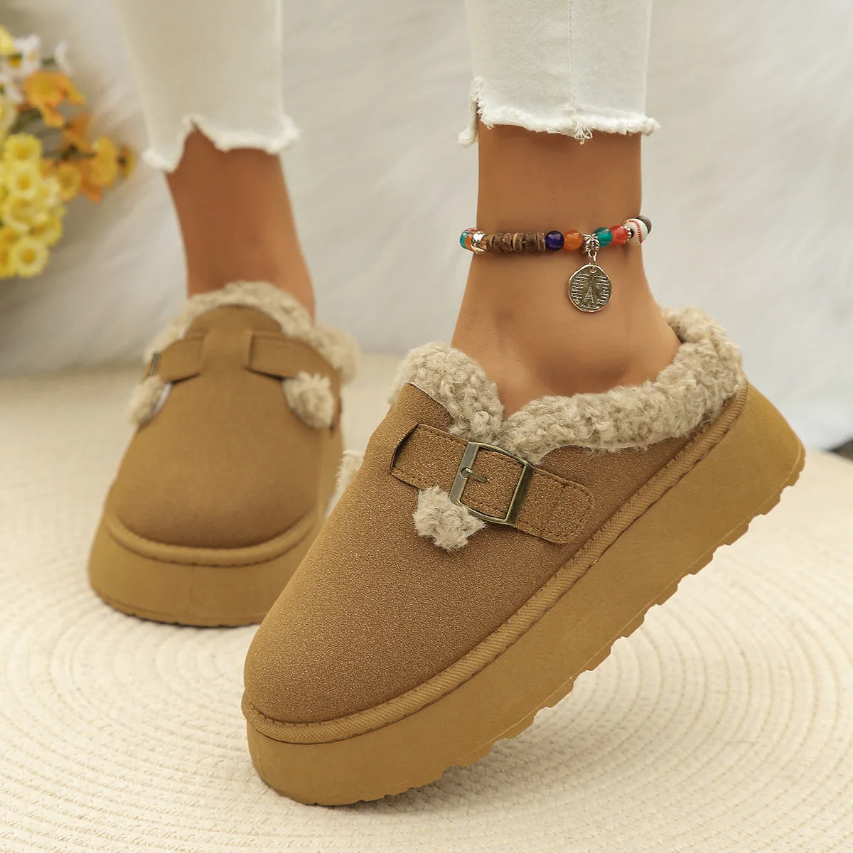 Velvet Comfort Slippers