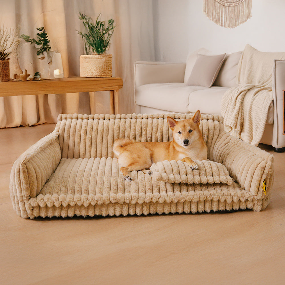Large Washable Fluffy Orthopedic Soft Dog Sofa Pillow