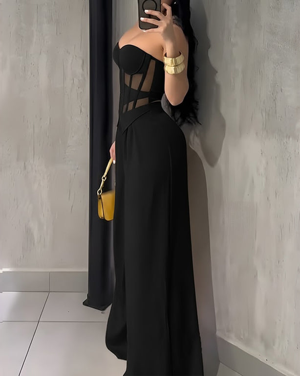 The Bandeau  Wide-Leg Jumpsuit