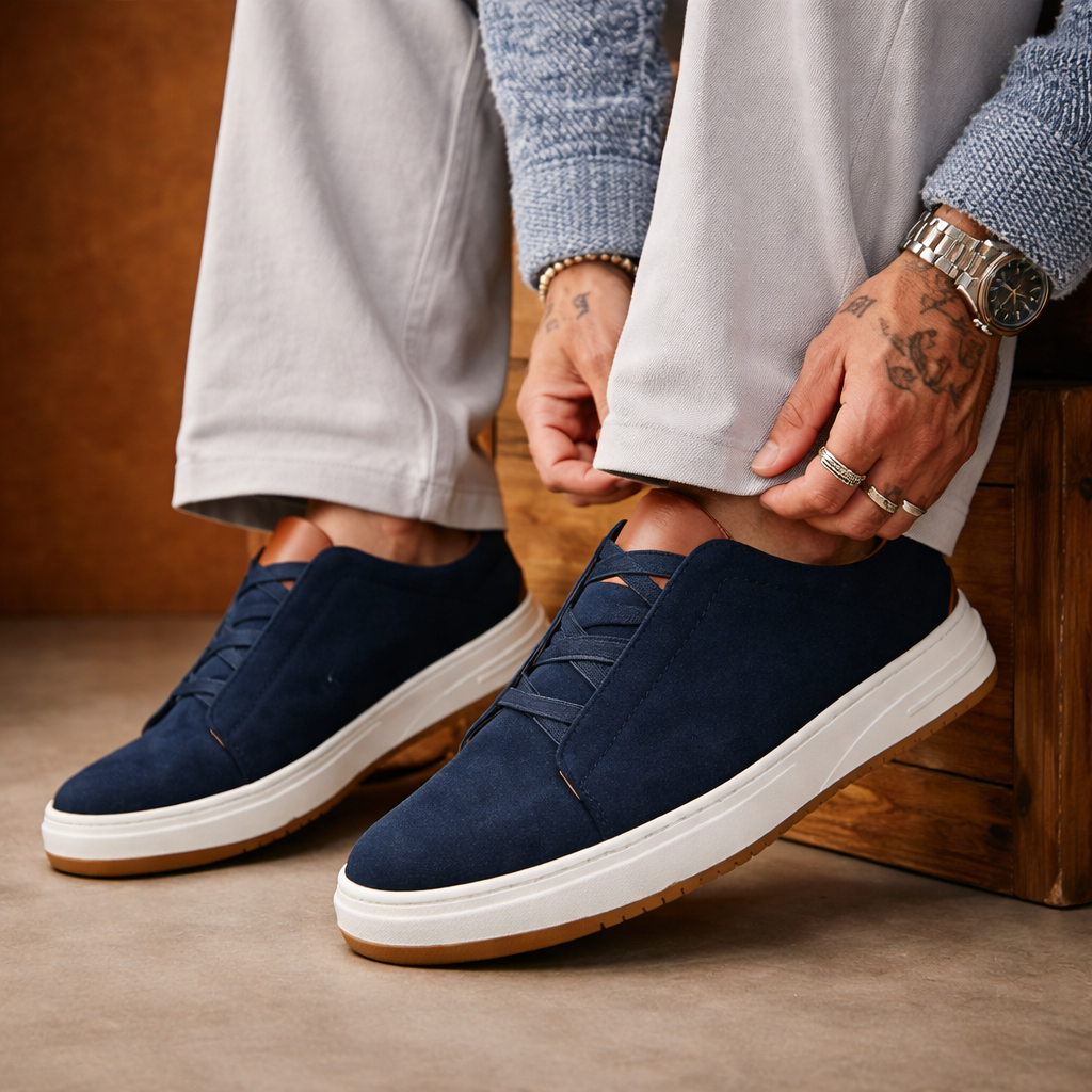 Vero Monte Cowhide Sneakers - Kamoori