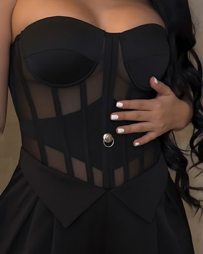 The Bandeau  Wide-Leg Jumpsuit