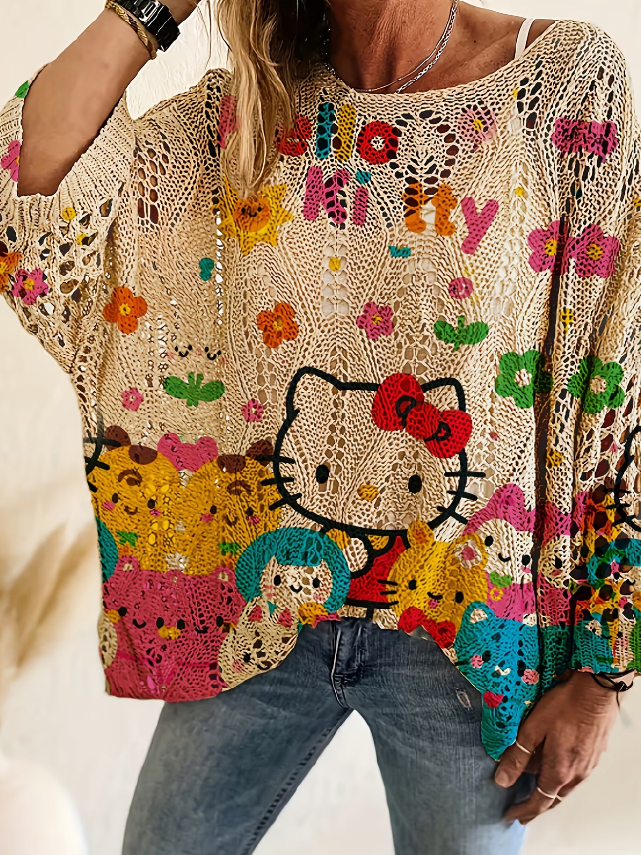 Hello Kitty Sleeve Sweater