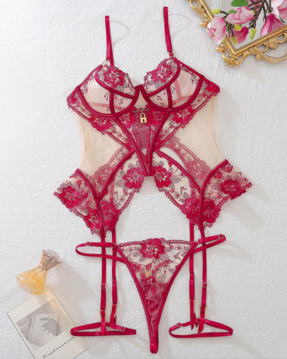 RaveStone Ashen Lace Bra Set