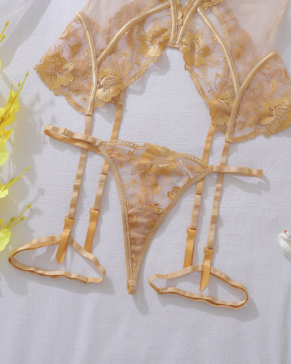 RaveStone Ashen Lace Bra Set