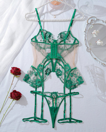 RaveStone Ashen Lace Bra Set