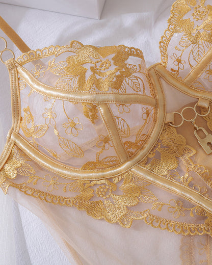 RaveStone Ashen Lace Bra Set