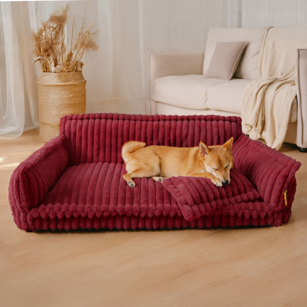 Large Washable Fluffy Orthopedic Soft Dog Sofa Pillow