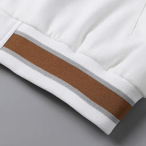 VALKON HOODED VARSITY JACKET