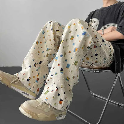 MOSAIC - STRAIGHT FIT PANTS