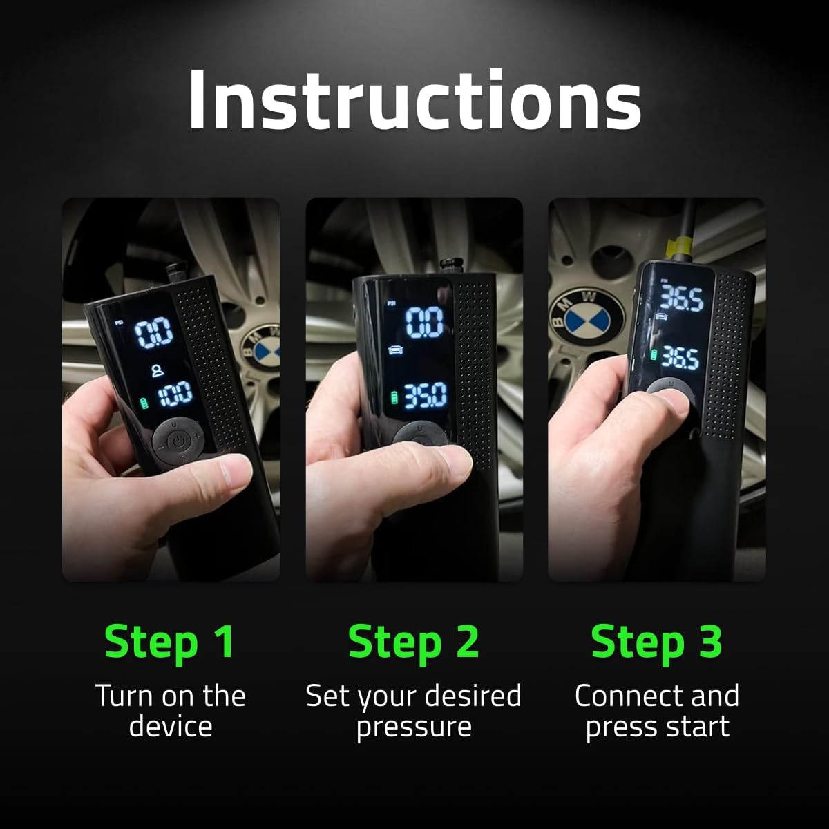 RapidFill™ Inflator | Instantly Inflate Anything for Peace of Mind