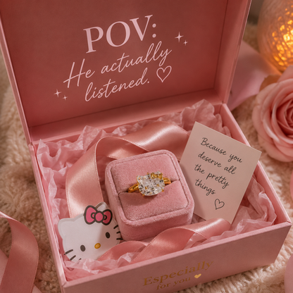 Hello Kitty Promise Ring ( One size )