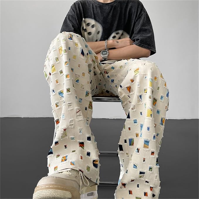 MOSAIC - STRAIGHT FIT PANTS