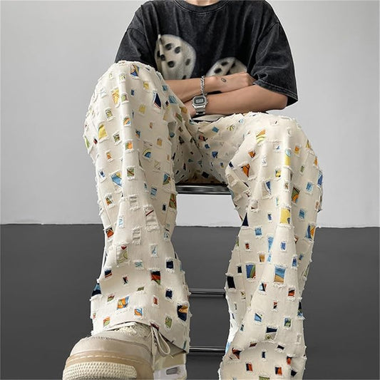 MOSAIC - STRAIGHT FIT PANTS