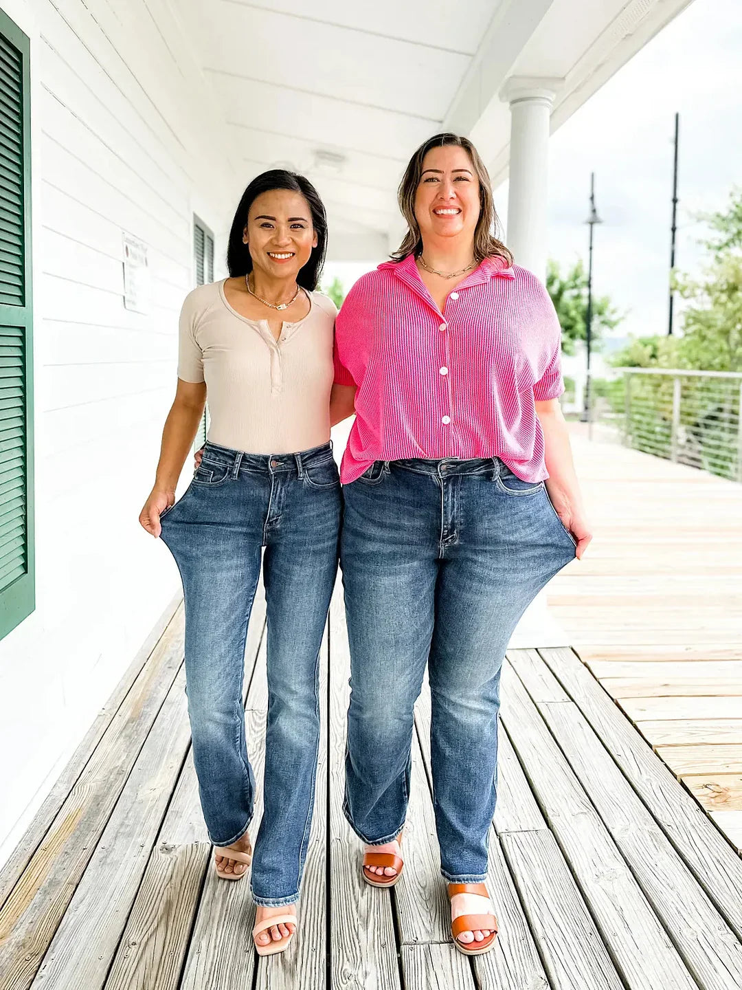 Void Blossom Tummy Control Bootcut Jeans
