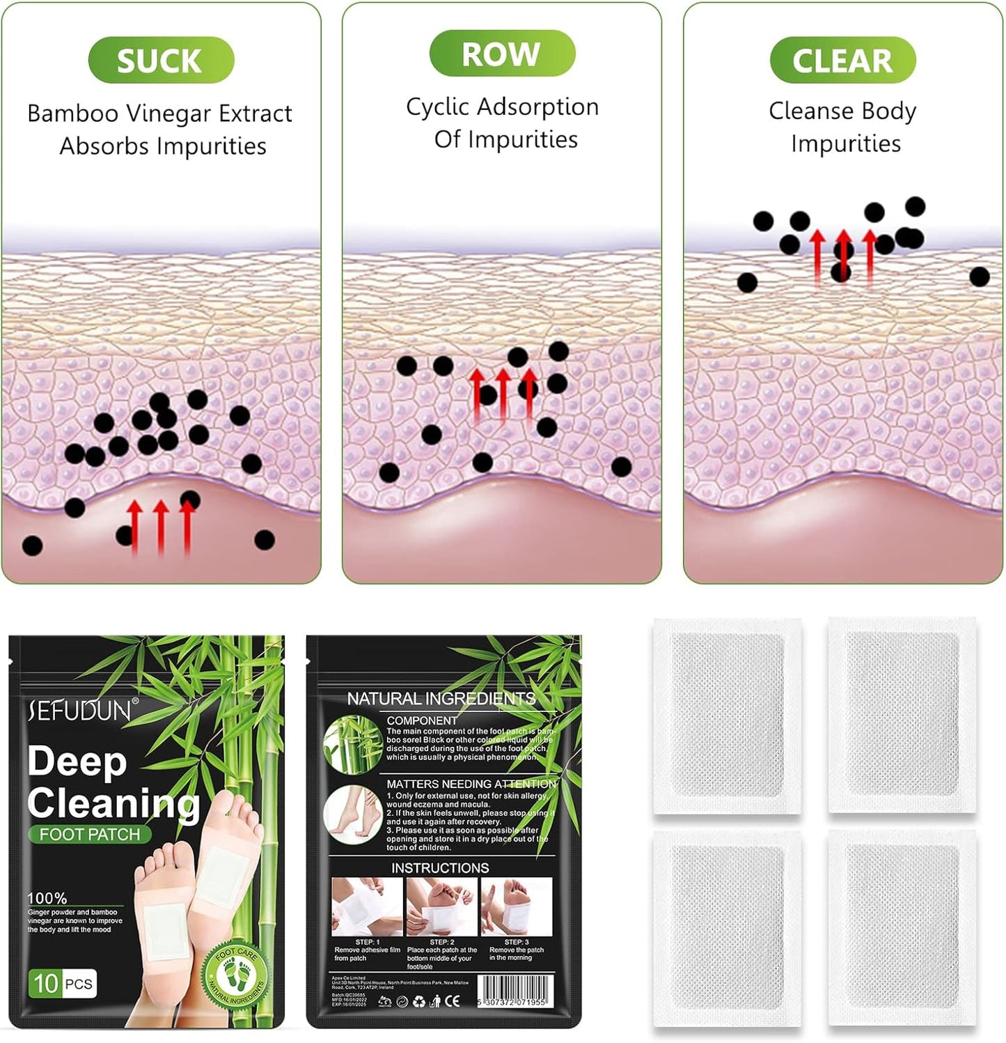 Foot Patches | Clear Harmful Toxins for a Healthier Life