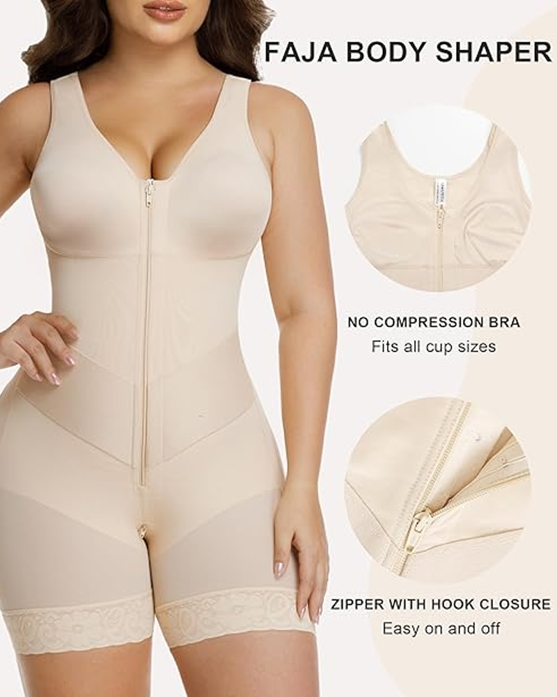 The Sandra Elastic Tummy Control Bodysuit