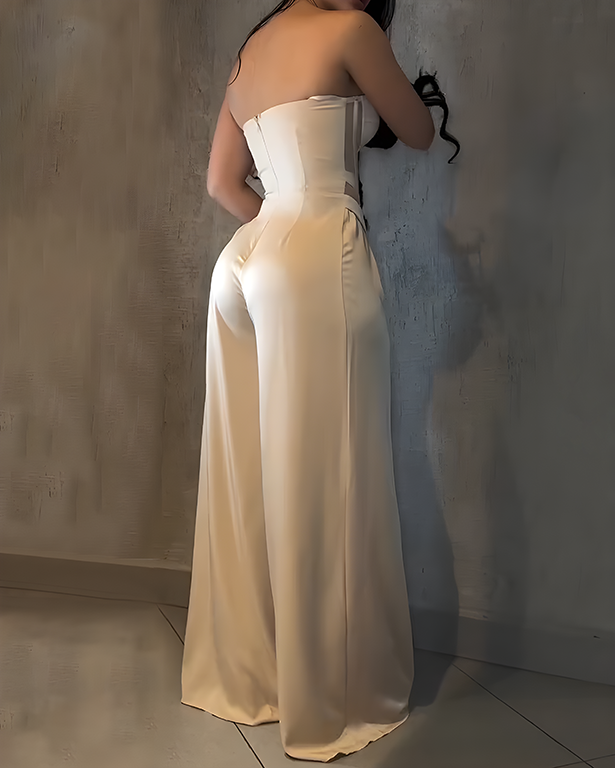 The Bandeau  Wide-Leg Jumpsuit