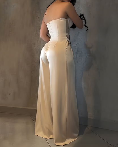 The Bandeau  Wide-Leg Jumpsuit