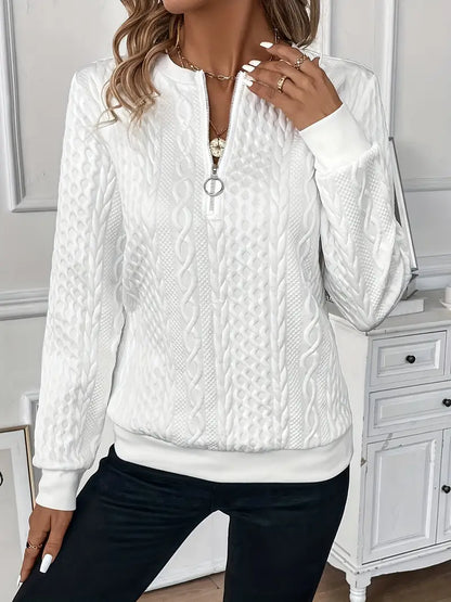 SWEATER WITH ZIPPER - Kamoori