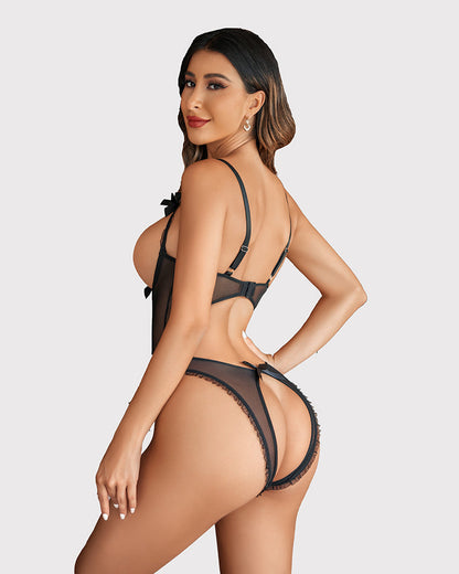 Lace Mini Bodysuit - Kamoori