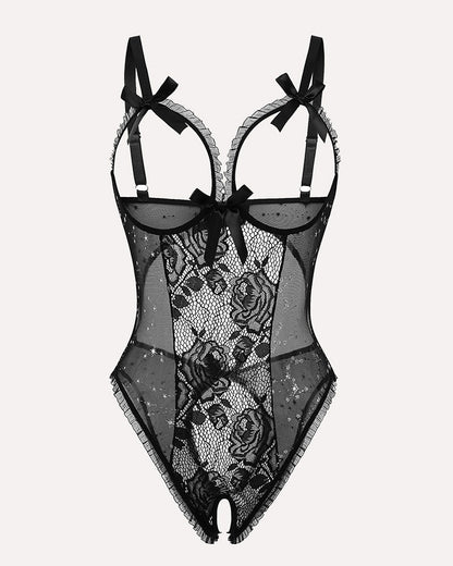 Lace Mini Bodysuit - Kamoori