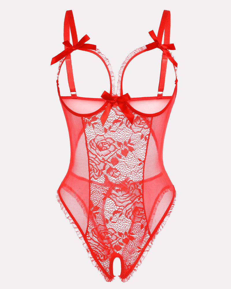 Lace Mini Bodysuit - Kamoori