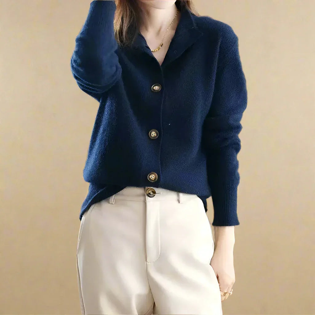 Elara Button Cardigan