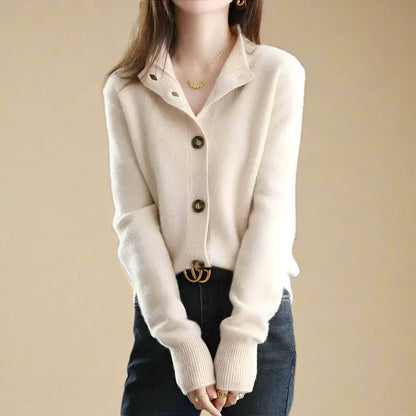Elara Button Cardigan
