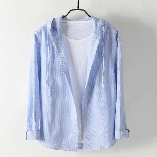 Firenze Hooded Linen Shirt