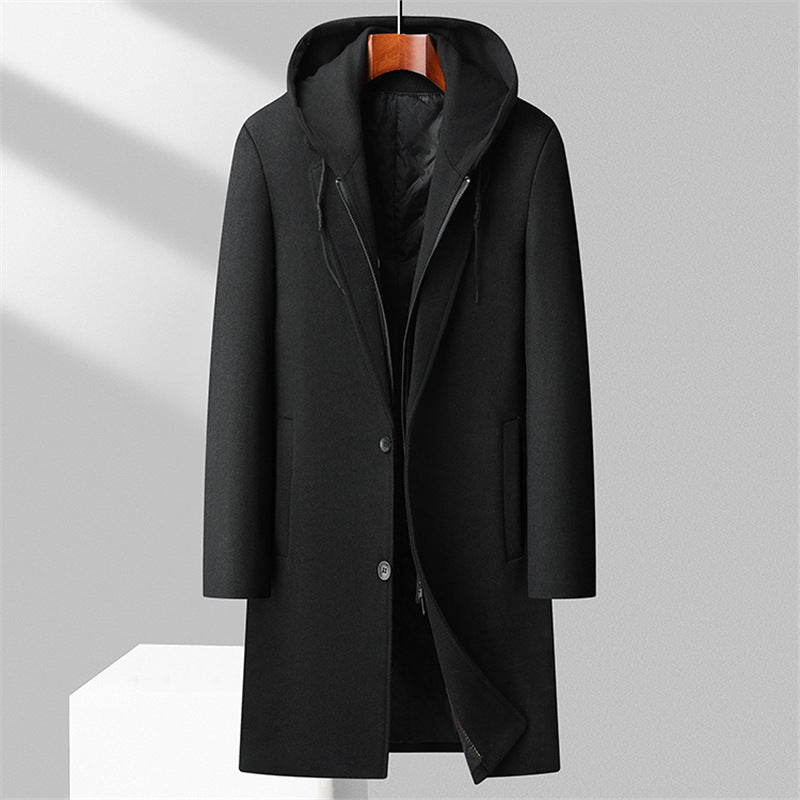 Bravura Mens Wool Coat - Kamoori