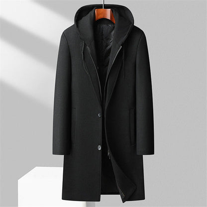 Bravura Mens Wool Coat - Kamoori