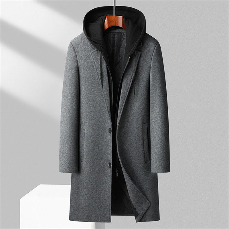 Bravura Mens Wool Coat - Kamoori