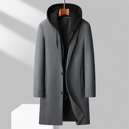Bravura Mens Wool Coat - Kamoori