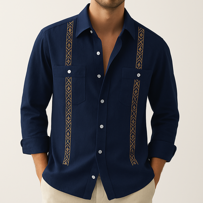 Capri Coast Linen Shirt