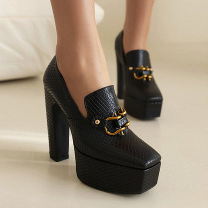 THE SYLVIA PLATFORM HEELS