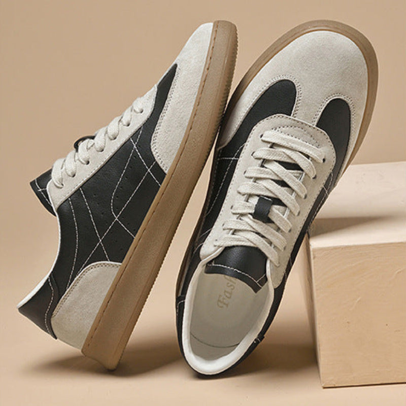 CHRIS GENUINE LEATHER SNEAKERS - Kamoori