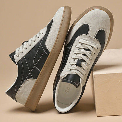 CHRIS GENUINE LEATHER SNEAKERS - Kamoori