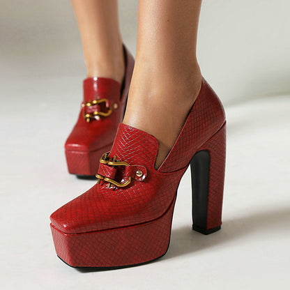 THE SYLVIA PLATFORM HEELS