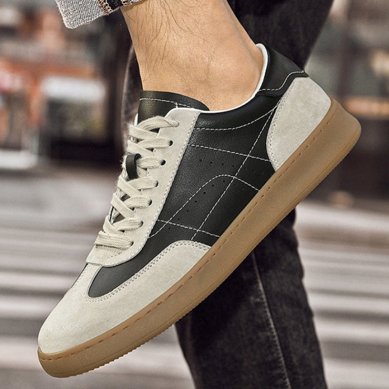 CHRIS GENUINE LEATHER SNEAKERS - Kamoori