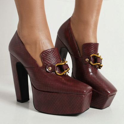 THE SYLVIA PLATFORM HEELS