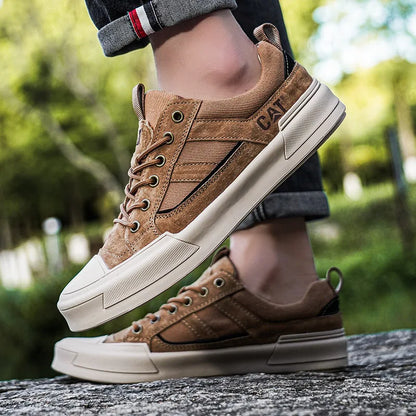 CAT® UrbanStride Leather Sneakers - Kamoori