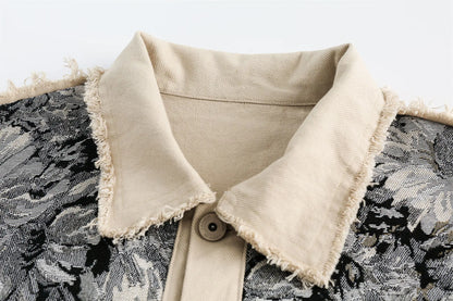 Hikari Floral Denim Jacket