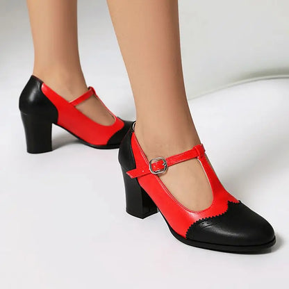 Mary Jane Block Heels