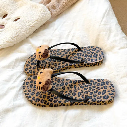 HelloKitty Leopard Slippers