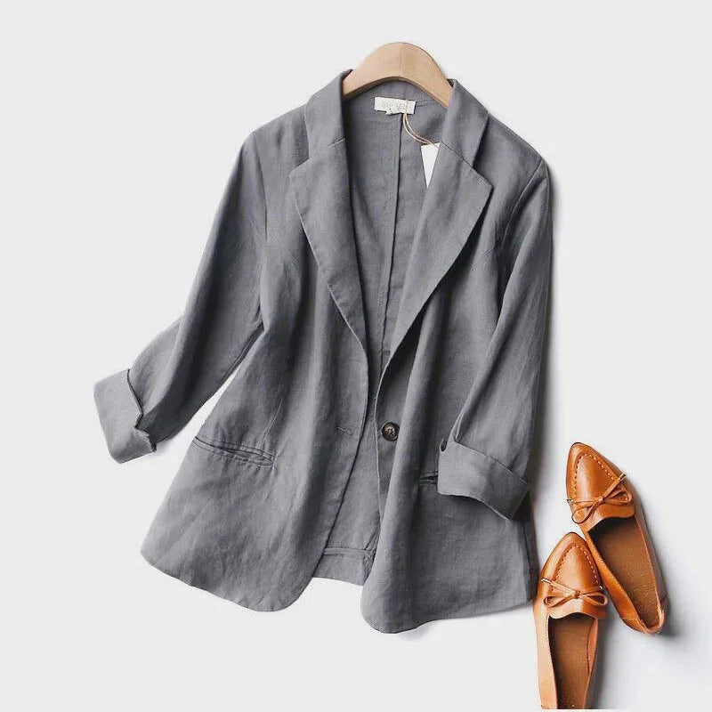 Siena Linen Blazer