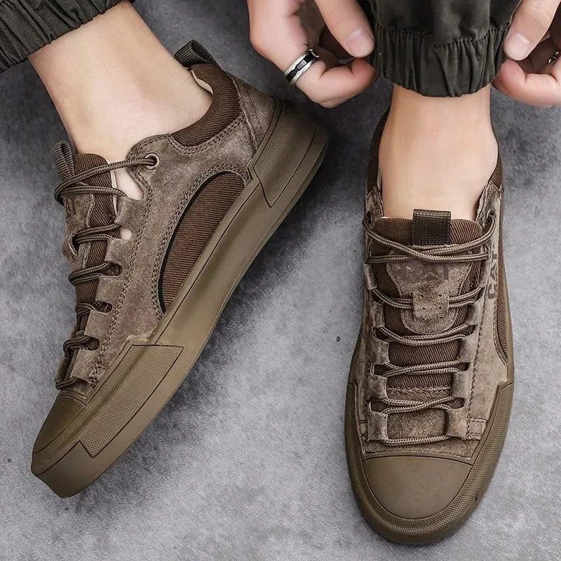 CAT® UrbanStride Leather Sneakers - Kamoori