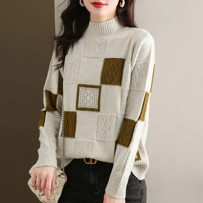Mélange Knit Sweater