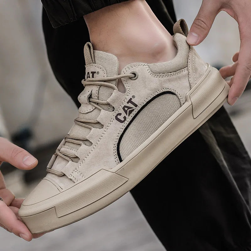 CAT® UrbanStride Leather Sneakers - Kamoori